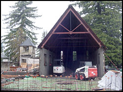 Back view of the Grace Episcopal church remodel.