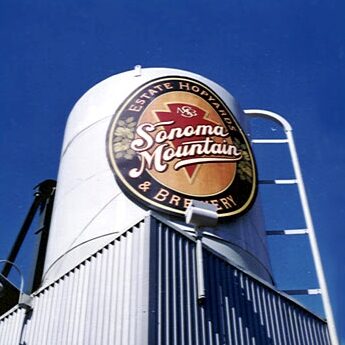 sonoma mountain estate brewery brew tower